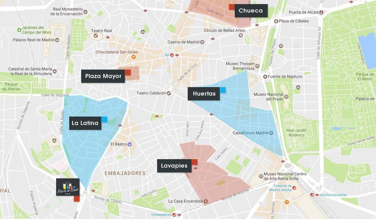 térkép chueca