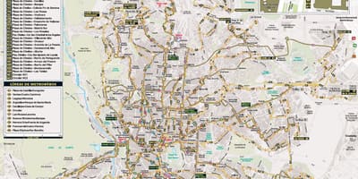 Térkép Madrid éjszakai busz 