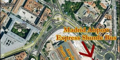 Puerta de atocha pályaudvar térkép