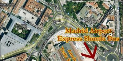 Térkép Madrid atocha vasútállomás