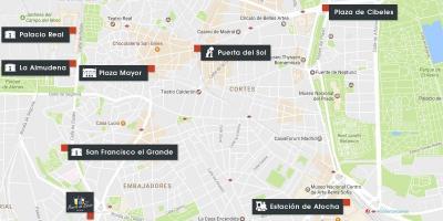 Térkép Madrid atocha