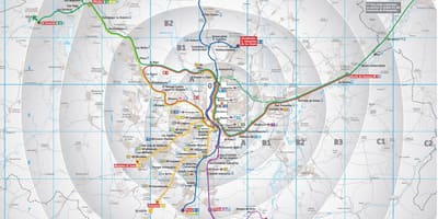 Madrid árutovábbítási térkép