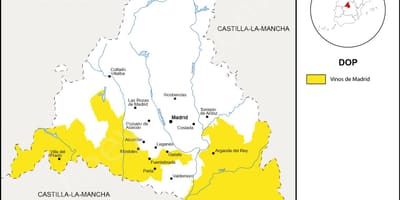 Térkép Madrid régió