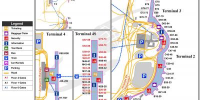 Térkép Madrid Spanyolország repülőtér