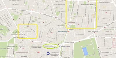 Térkép malasana Madrid