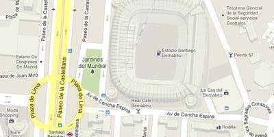 Bernabeu térkép